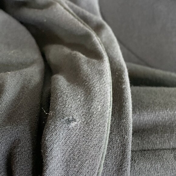 Giorgio Armani Borgo 21 Black Jacket Sz 46 w/Hood 6 Snap Closure 8 Panel - Picture 11 of 13